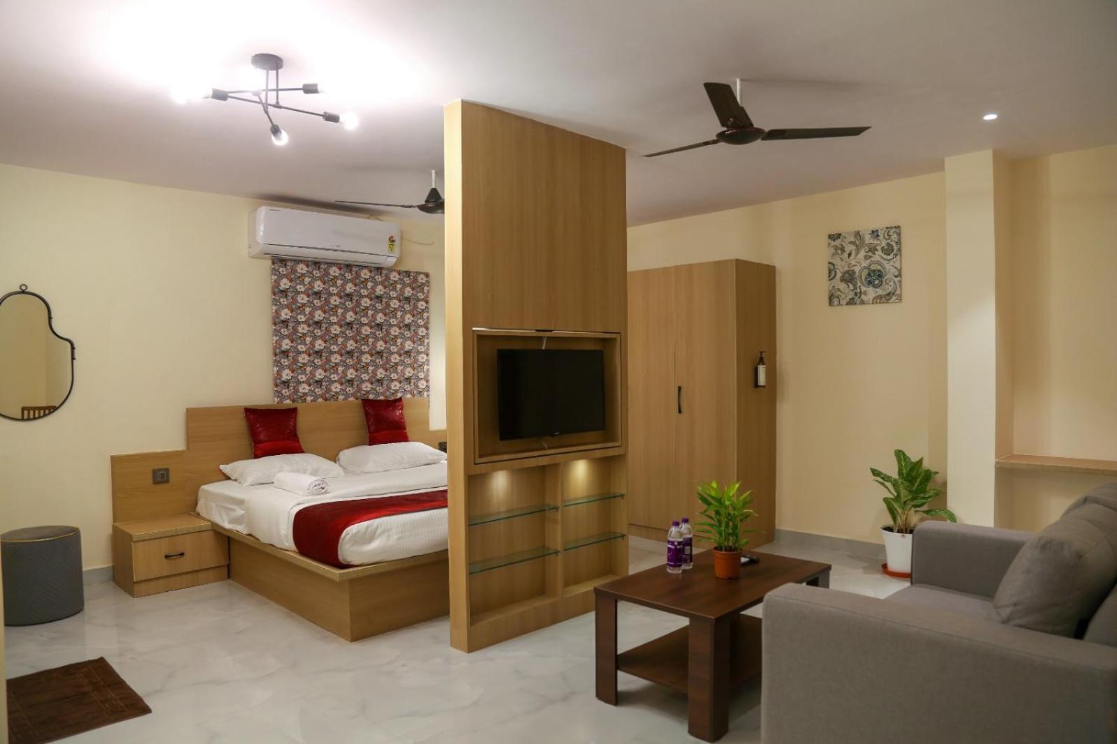 Lumis Studio Apartment Hyderabad Exteriör bild
